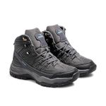 ASIAN Men's Everest-22 Sports Trekking & Hiking,Walking Hi-Neck Shoes with Rubber Outsole & Memory Foam Insole Lace-Up Shoes for Men's & Boy's Dark Grey,UK 6