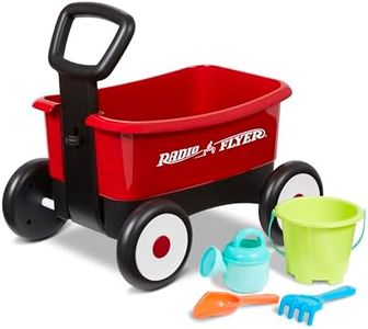 Radio Flyer My 1st Wagon with Beach and Garden Tools, (609GTZ)