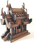 GABUR SanPraPhum Thai Handmade Spirit House Teak Wood Decoration Garden