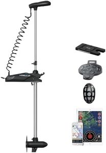 MTLAKEMOTOR HASWING Electric Trolling Motor – 24V 60" 80lbs Cayman GPS Shaft Bow Mount Fishing Boat Saltwater Freshwater with Quick Release Bracket and Wireless Foot Controller