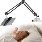 budianer Tablet stand [Adopts The latest 4 joints, stable and non-swaying] phone stand Horizontal/bedside, bedside 360-degree stand supports 4.5 to 12.9inch