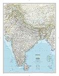 National Geographic Maps: India Classic Wall Map - 77 x 60 cm