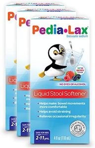 Pedia-Lax Liquid Stool Softener | Gentle Stool Softener that Prevents Kid's Constipation | Fruit Punch Flavor | 4 oz | Pack of 3