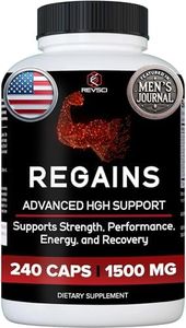 HGH Supplements for Men & Women - Regains Natural Anabolic Muscle Growth Building & Human Growth Hormone for Men, Muscle Builder for Men, Muscle Recovery Post Workout Supplement, 240 Protein Pills