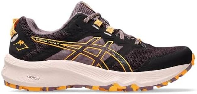 ASICS Women Trabuco Terra 2 Dark Aubergine/Stadium Orange Running Shoes - 8 UK (1012B427.501)