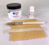 Fibreglass Gelcoat Filler Repair Kit - White - 100g - Brush, Sandpaper Included by Swindon Composite Supplies