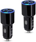 USB Car Charger, 2Pack 4.8A Fast Ch