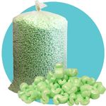 Triplast XtraTough 'S' Packing Peanuts (15 Cubic Ft) - 100% Recycled Polystyrene, Recyclable & Reusable Protective Packaging - Use as Loose Fill, Void Fill & Packaging Filler for Shipping & Postage