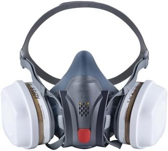 Parcil Distribution T-61 Half Face Respirator - Double Activated Charcoal Air filter – Industrial Grade Quality