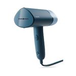 Philips 3000 Series Handheld Steamer, Compact & Foldable, Ready to Use in ˜30 Seconds, 1000W, up to 20g/min, No Ironing Board Needed, Blue (STH3000/20)