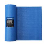 CASOMAN Professional Grade High Grip Tool Box Liner, Drawer Liner, and Shelf Liner, Blue, 16 inch (Wide) x 16 feet (Long), Adjustable Thick Cabinet Liners