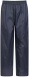 Mountain Warehouse Pakka Kids Waterproof Rain Pants -for Boys & Girls Navy Teen 13-14 Yrs (154-162 cm)