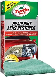 Turtle Wax Headlight Lens Restorer Bundled with a Microfiber Cloth (2 Items)