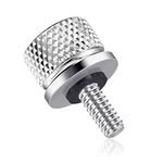 Amazicha Chrome Stainless Seat Bolt Screw Fit for Harley Davidson Sportster Wide Glide Street Bob Roadking Fatbob Streetbob Softail Dyna Street Glide Road Glide Ultra Glide 1996-2024