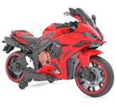 Alstoy Kids Rider-X Toy Bike with Rechargeable 12v Battery Operated Electric Ride-on Bike for Kids | BIS/ISI aproved | 6 Months All Electric Warranty | 5 to 12 Years | Large | Red