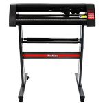 PixMax Vinyl Plotter Cutter Machine 28" with Stand & Lifetime FlexiStarter Software LED Light Cutting Guide Cutting Label Sticker Sign Maker Optical Eye Protective Cover 3 Roland Blades Windows MAC