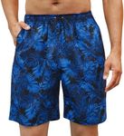 Enlision Mens Swim Shorts Summer Hawaii Swimming Trunks for Men Board Breach Shorts Surfing Billabong Swimming Shorts with Pockets Aloha XXL