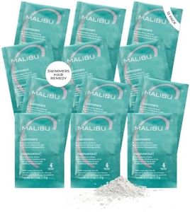 Malibu C Swimmers Wellness Remedy - Restoring & Hydrating Hair Care with Vitamin C Complex - Protects Hair Discoloration from Chlorine and Pool Elements (12 Packets)