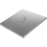 VBENLEM Fire Pit Lid 27 x 27 Inch 1.5mm Thick 430 Stainless Steel Fire Pit Burner Cover Square Fire Pit Lid for Drop-in Fire Pit Pan