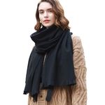 Pashmina Shawl Wraps for Women Scarf for Wedding Large Winter Black Scarves Soft Shawls and Wraps for Evening Dresses