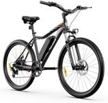 5TH WHEEL Electric Bike for Adults, 750W Peak Motor Electric Bicycle 26" Commuting & Mountain Ebike, 70KM Long Range Battery, 37KM/H Top Speed, 7-Speed Gears, Front Suspension, LCD Display