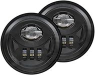 GXENOGO LED Fog Light Assembly for Tacoma 2005-2011/ Solara 2004-2006/ Sequoia 2008-2015/ Tundra 2007-2013- Pair, Black