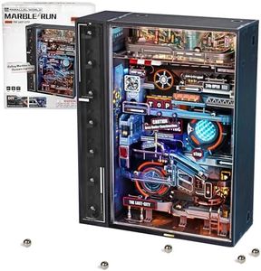 Wowood 3D Puzzles Electric Marble Run Model Kits, Building Sets for Ages 14+, 3D Puzzles for Games, STEM Toys for Kids, Boys Girl Birthday Gifts, Parallel World-The Last City