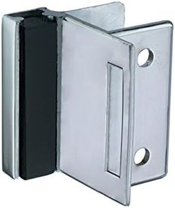 Harris Hardware TP5110-I Strike & Keeper Die Cast Zamac Chrome Plated Square Edge Partition with 1-1/4" Partition Thickness