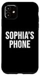 iPhone 11 Sophia's Phone Black Whit