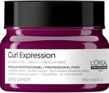 L’Oréal Professionnel, Mascarilla Hidratante Intensiva, Para Cualquier Tipo De Rizos & Ondas, Curl Expression, SERIE EXPERT, 250 ml