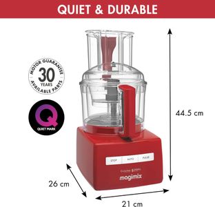 Magimix 5200XL Food Processor – Red, Large Capacity