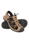 Mountain Warehouse Bay Reef Mens Shandals - Synthetic Upper Shoes, Neoprene Lining Sandals, Lightweight, Cushioned Foam Footwear - For Walking, Beach, Travelling Brown Adult Shoe Size 6