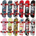 HOMETALL 12 Pcs Professional Mini Fingerboards Finger Skateboard(12 Pcs)|Multicolor