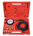 DHA Auto Engine Oil Pressure Gauge Transmission Fluid Diagnostic Tester Tool Kit, Automatic Gearbox Oil Pressure Test Meter Adapter Tool Set 400PSI for Car Motorcycle Truck