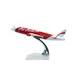 AmigozZ Diecast Aeroplane Scale Model only for Display, Size -16 cm-A320 (AIR Asia)