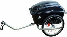 M-Wave Cargo Hard Box Bicycle Trailer (Black, 50 x 60 40-cm)