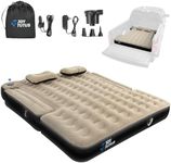 JOYTUTUS Truck Bed Air Mattress for 5.5-5.8Ft Full Size Short Truck Beds Inflatable Air Mattress for Outdoor Camping, Truck Tent Accessories with Pump, Carry Bag & Cup Holder & Cavity Design