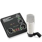 Behringer VOICE STUDIO Complete Recording Bundle with Studio Condenser Mic, Tube Preamplifier with 16 Preamp Voicings and USB/Audio Interface, Compatible with PC and Mac