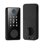 Smart Locks with Knob, Fingerprint Door Lock Electronic Digital Lock with Keypad, APP Control WiFi Smart Lock for Front Door, Bedroom, Home, Hotel