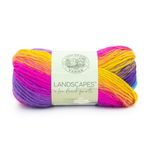 Lion Brand Yarn Company 100 g 100 Percent Acrylic "Landscapes" Yarn Ball, Broadwalk, 545-201,10.25 x 10.25 x 19.78 cm