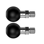 iHYTOON 1" Ball Mount Base Threaded Screw M10x1.25mm Compatible with RAM Mounts for Portable Tripod Ball Adapter Motorcycle ATV Rearview Mirror(M10*2)