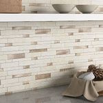 BeNice 3D Brick Tile Stickers Peel and Stick Wall Tiles Stone Effect Textured,Self-Adhesive Mosaic Subway Tiles Waterproof(Brown,10sheets)