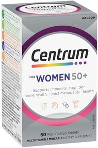 Centrum For Women 50+, Multivitamin with Vitamins & Minerals to Support Vitality, Immunity, Bone Health & Post Menopausal Health, 60 Tablets