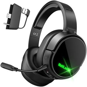 WolfLawS Wireless Gaming Headset for Xbox Series X|S, Xbox One, PS5, PC, Mac, Nintendo Switch, Bluetooth Over Ear Gaming Headphones with Noise Canceling Microphone, Surround Sound, Low Latency