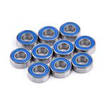 10Pcs MR115-2RS 5x11x4mm Miniature Ball Bearings, Double Shielded Steel Bearings for 3D Printers, Model, Skateboard, Roller Slip