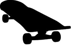 Skateboard Stencil - RE-USABLE 9.5 x 6 inch