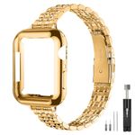 QUNDAXI Slim Watch Band Compatible with Apple Watch 41mm 45mm 42mm 44mm 40mm 38mm Metal stainless steel Watchband suitable for iWatch 9/8/7/6/5/4/3/2/1/SE series Women Luxury strap (42mm 44mm 45mm,