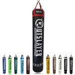 Outslayer Fight Gear SC-390/587 Muay Thai Punching Bag 6', Black with Red