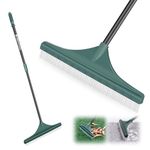 ORIENTOOLS Grass Rake for Artificial Grass, Turf Rake Artificial Lawn Brush with Adjustable Steel Handle 80 to 130 CM Garden Tools Fake Grass Brush for Lawns and Carpet