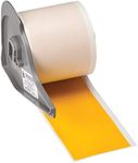 Brady All Weather Permanent Adhesive Vinyl Label Tape for M710 and BMP71 Printers - 2" x 50', Yellow. M7C-2000-595-YL